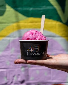 Raspberry Sorbet Scoop Ice Cream